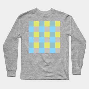 Silvervision Checkerboard Print 1 Long Sleeve T-Shirt